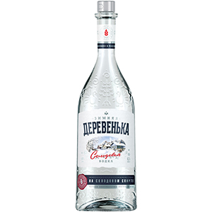 Водка Зимняя Деревенька на солодовом спирте 0,7л